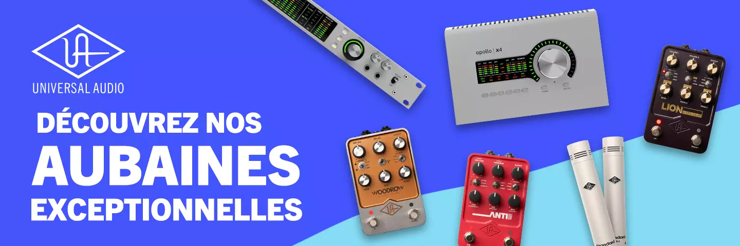 Profitez d��normes rabais sur les produits Universal Audio